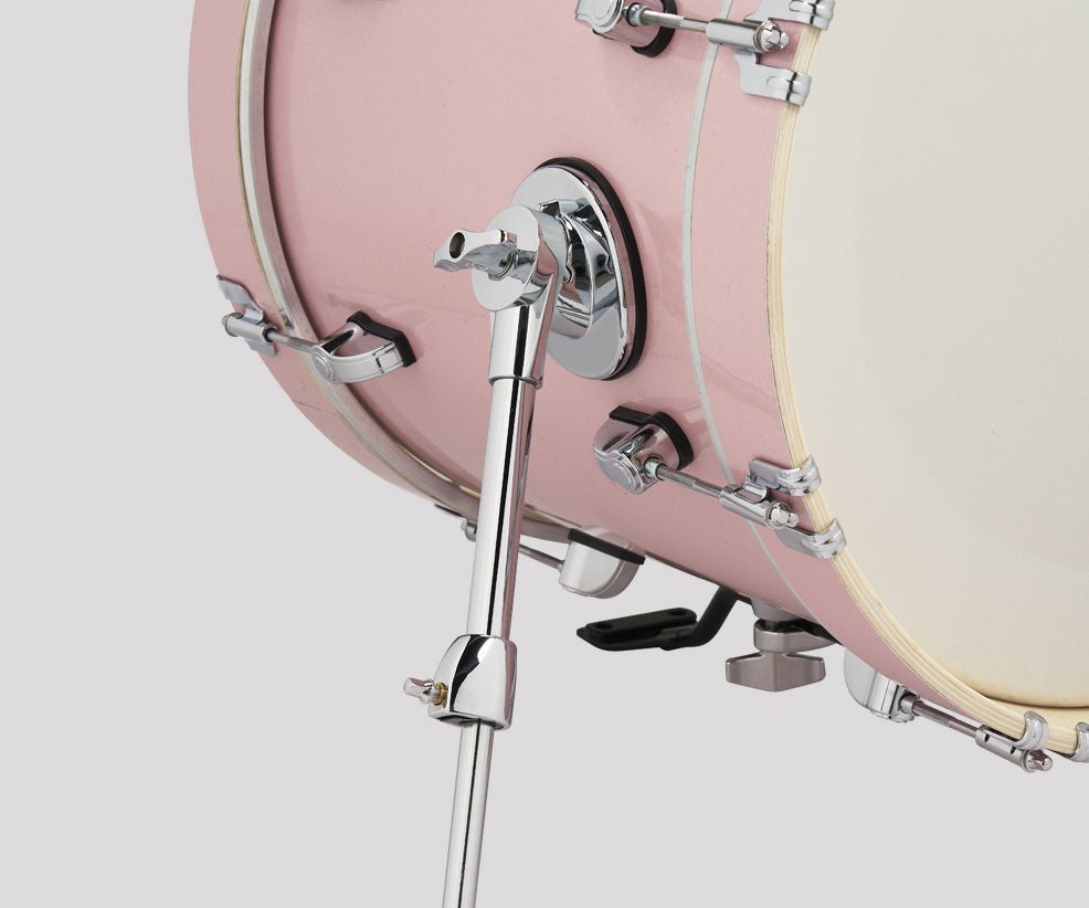 PDP - New Yorker 4 - Piece Drum Shell Pack 16 Bass Drum - Pale Rose Sparkle - La Boîte Musicale - Acoustic Drum - PDP - 