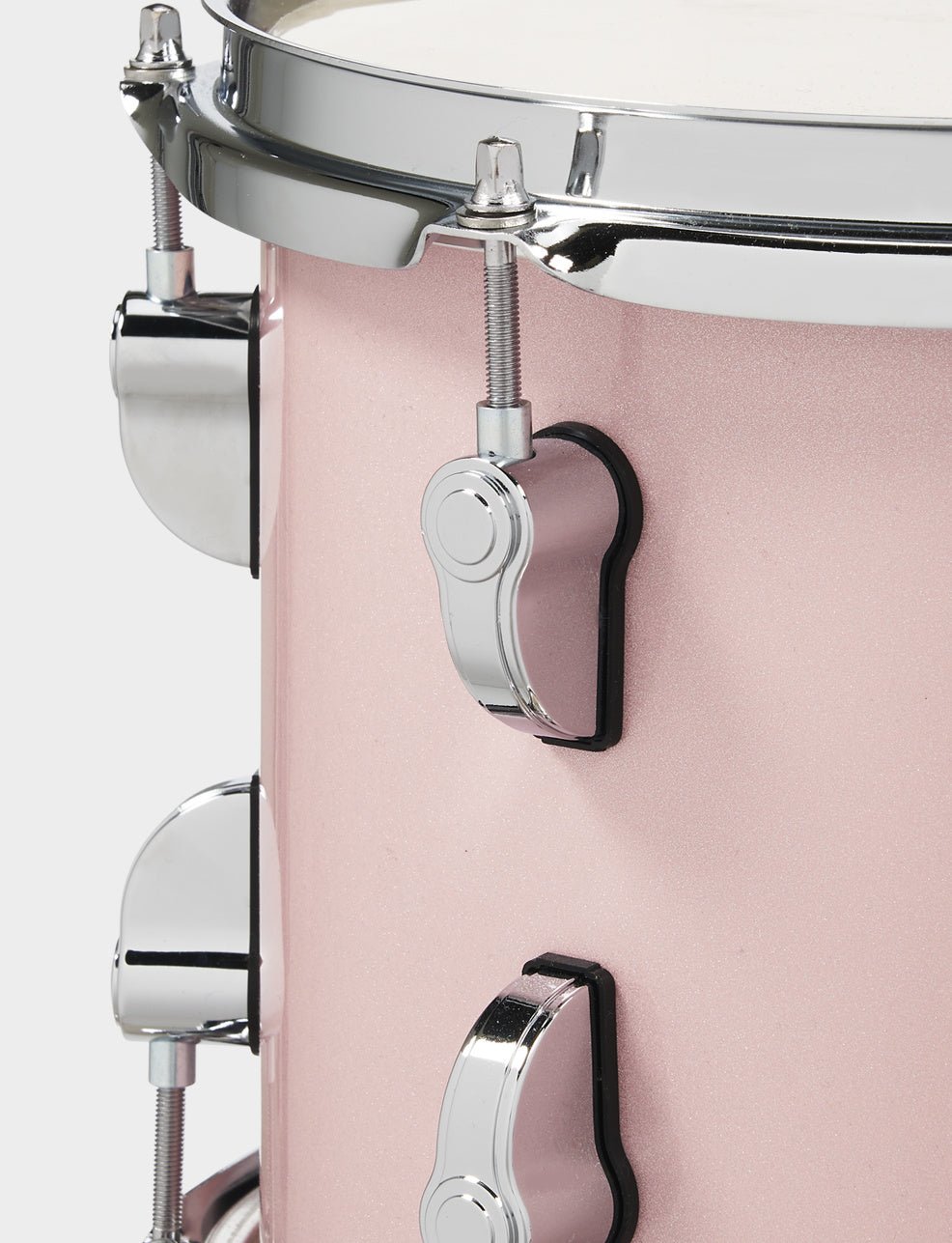 PDP - New Yorker 4 - Piece Drum Shell Pack 16 Bass Drum - Pale Rose Sparkle - La Boîte Musicale - Acoustic Drum - PDP - 