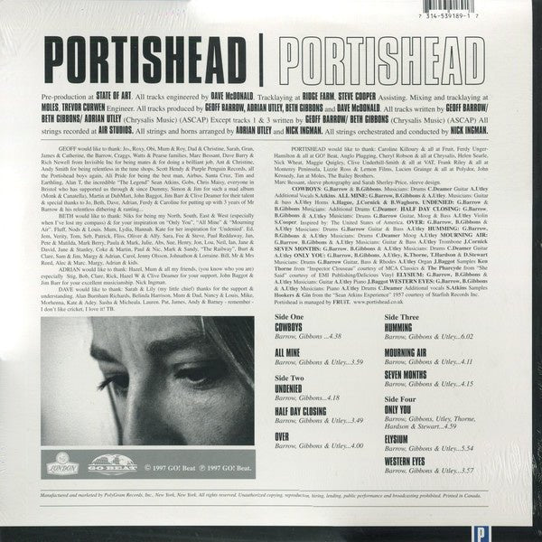 Portishead - Portishead - La Boîte Musicale - Vinyl Records - Vinyl Records - 