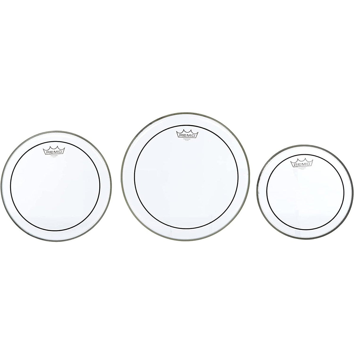 Remo Tom Pack (10",12",14" Clear PS), — PP-0920-PS