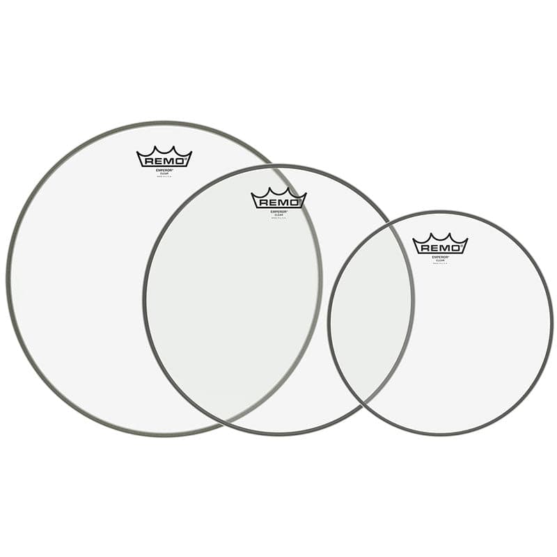 Remo Tom Pack (12",13",16" Clear BE), — PP-0970-BE