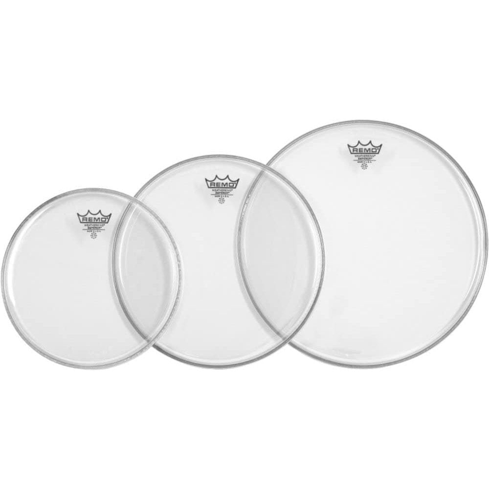 Remo Tom Pack (10",12",14" Clear BE), — PP-0980-BE