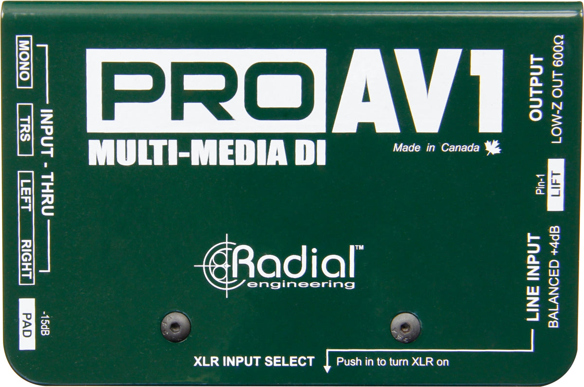 Radial ProAV1 - Multimedia Direct Box - product view 1