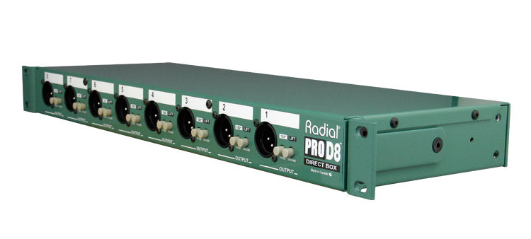 Radial ProD8 8-channel Rackmount DI
