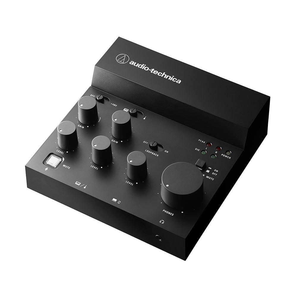 Audio-Technica AT-UMX3WH Audio Mixer Streaming Interface