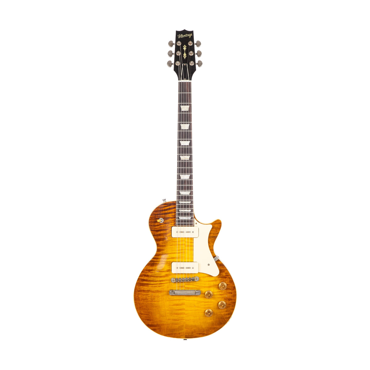 Heritage Custom Core H-150 P90 Guitar - Dirty Lemon - Aged - product image 1