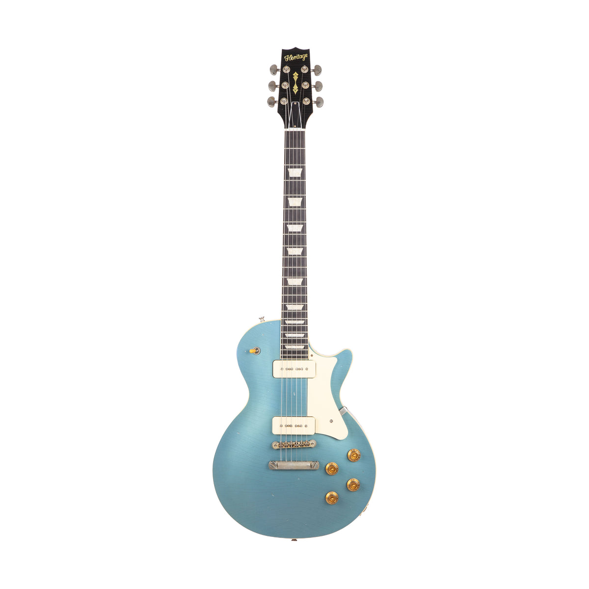 Heritage Custom Core H-150 P90 Guitar - Pelham Blue - Aged - product image 1