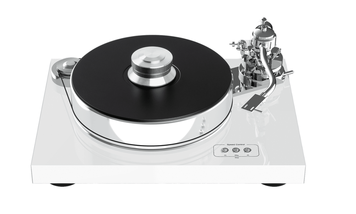 Pro-Ject SIGNATURE 10 (HIGH GLOSS WHITE - CANDENZA BLACK) — vue 1