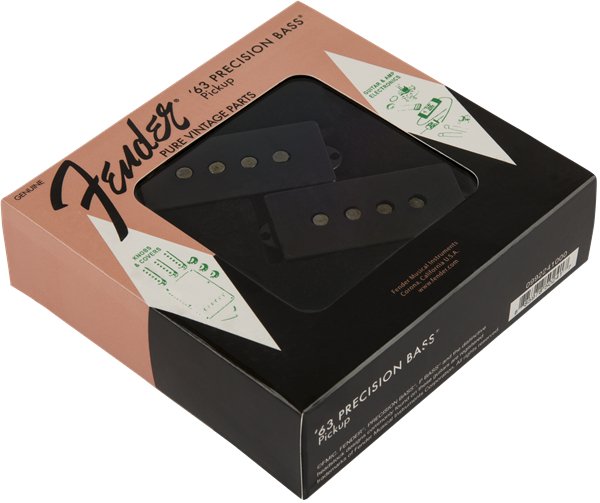 Pure Vintage '63 Precision Bass® Pickup - Black - La Boîte Musicale - Bass Pickup's - Fender - 