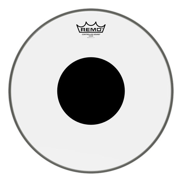 Remo 10 Controlled Sound Clear Drum Head With Black Dot - La Boîte Musicale - Drum Heads - Remo - 