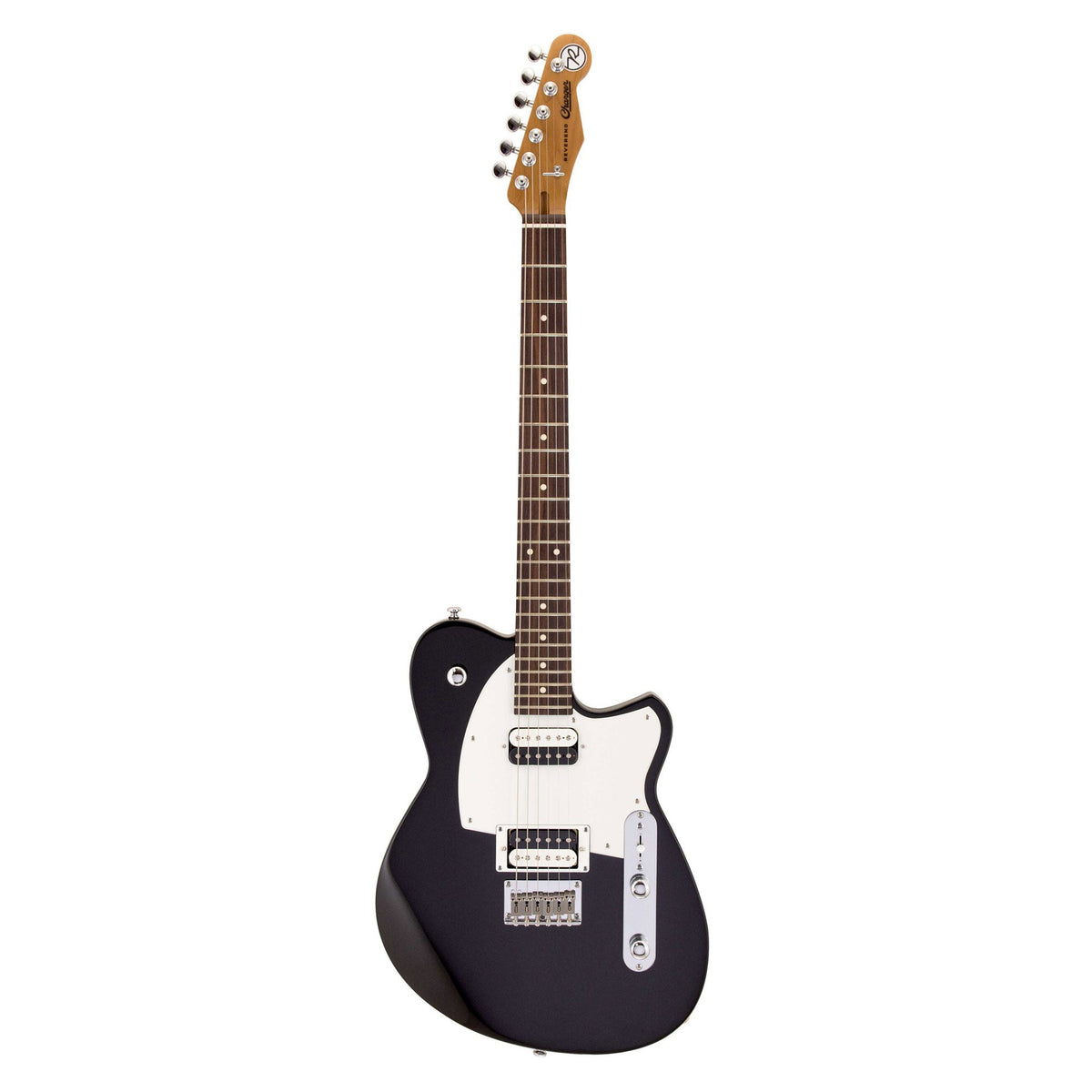 Reverend Charger Standard HH - Midnight Black - front view
