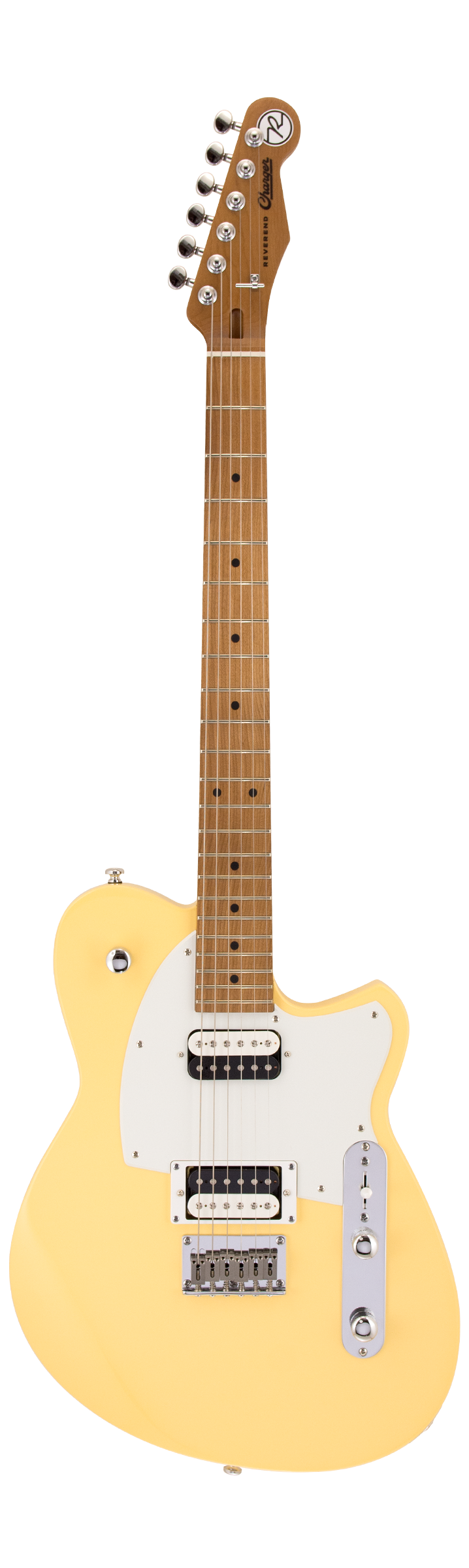Reverend Charger Standard HH - Powder Yellow - front view