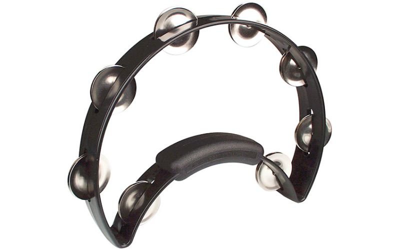 Rhythm Tech - Black With Nickel Jingles Solo Tambourine RT1210 - La Boîte Musicale - Tambourine - Rhythm Tech - 