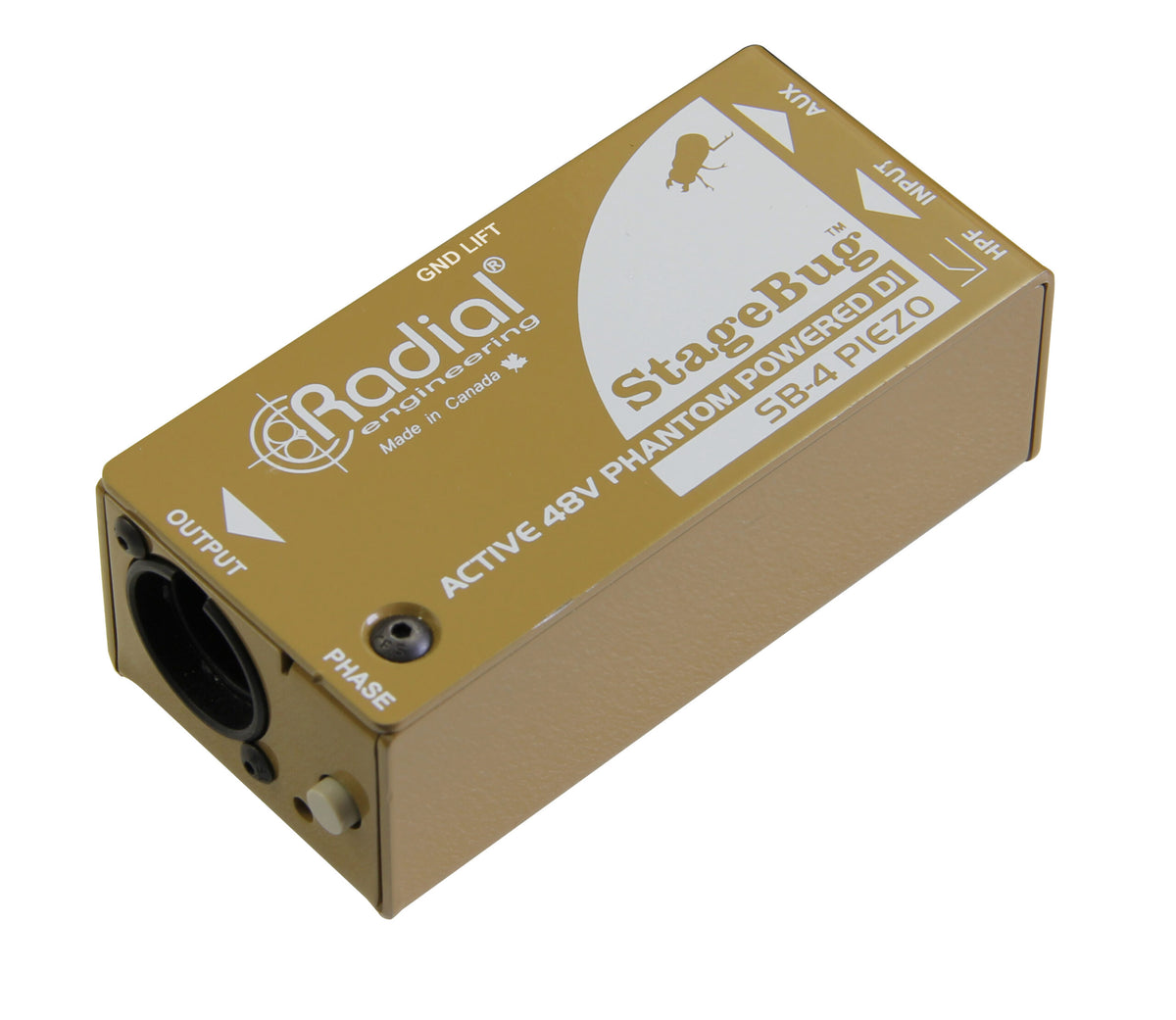 Radial SB-4 Piezo - Compact Active Piezo DI - product view 3