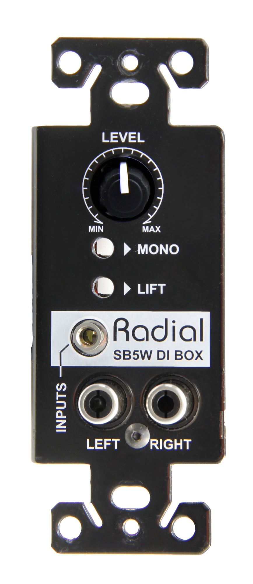 Radial SB-5W Wall DI - Wall-mount Stereo Direct Box - product view 1