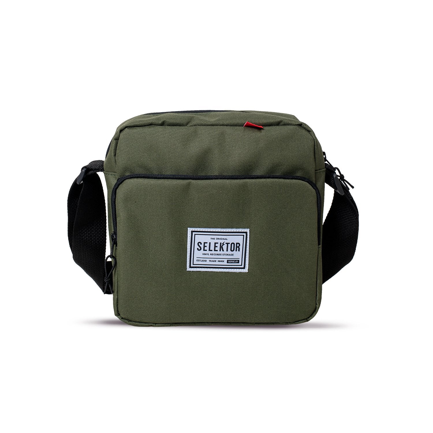 Selektor - Crossbody Bag x 40 Single 7 Green - La Boîte Musicale - Record Bag - Selektor - 