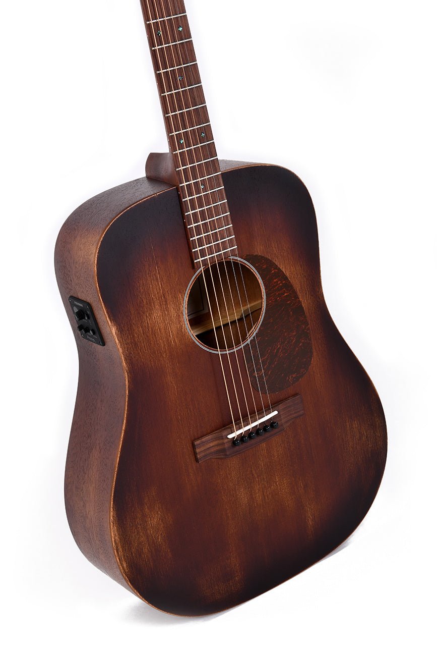 Sigma DM - 15E - AGED Aged Dreadnought Acoustic / Electric Guitar - La Boîte Musicale - Acoustic Guitars - Sigma - 