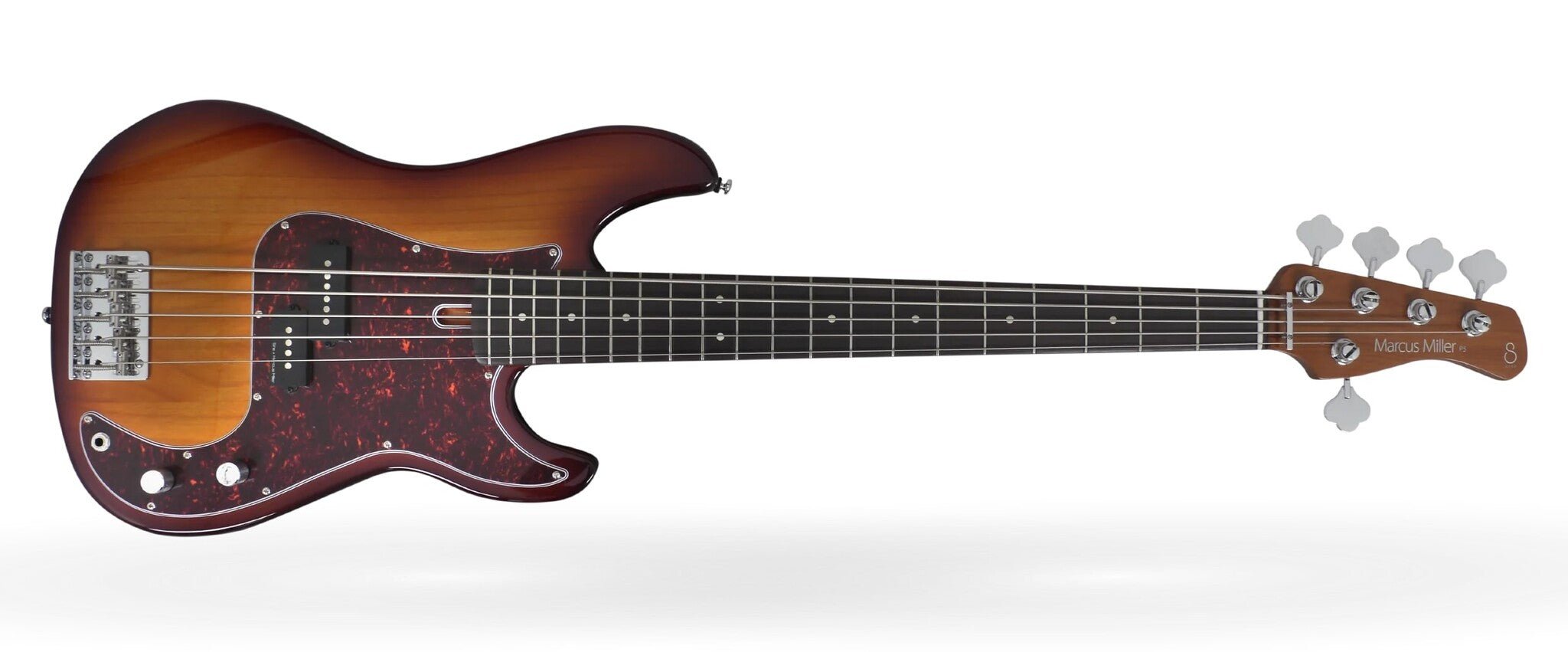 Sire Bass Guitars - Marcus Miller P5R 5 - String Electric Bass - Tobacco Sunburst - La Boîte Musicale - Bass Guitar - Sire USA - 