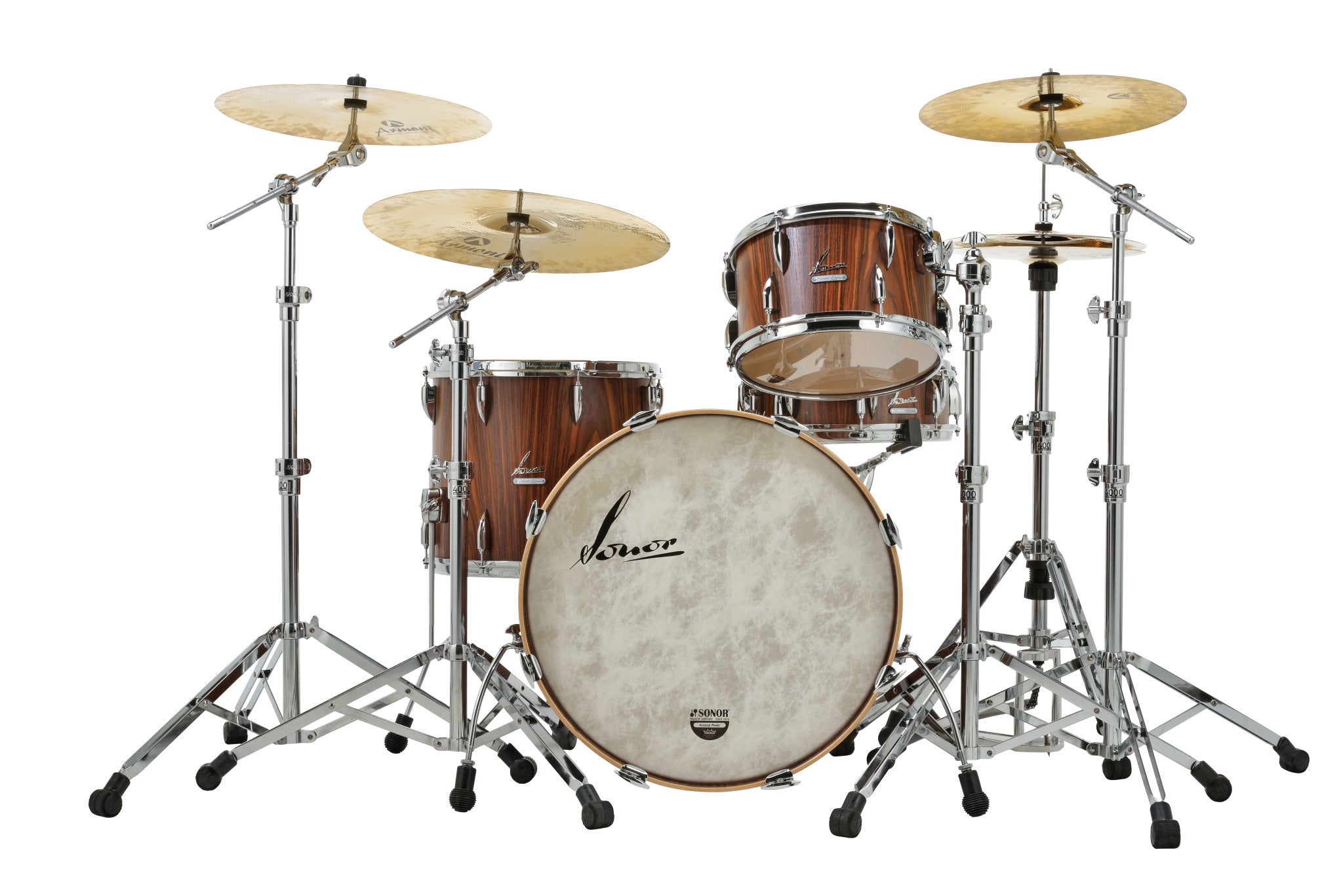 Sonor - Vintage 3 - Piece Drum Kit - Rosewood Semi Gloss - La Boîte Musicale - Acoustic Drum - Sonor - 