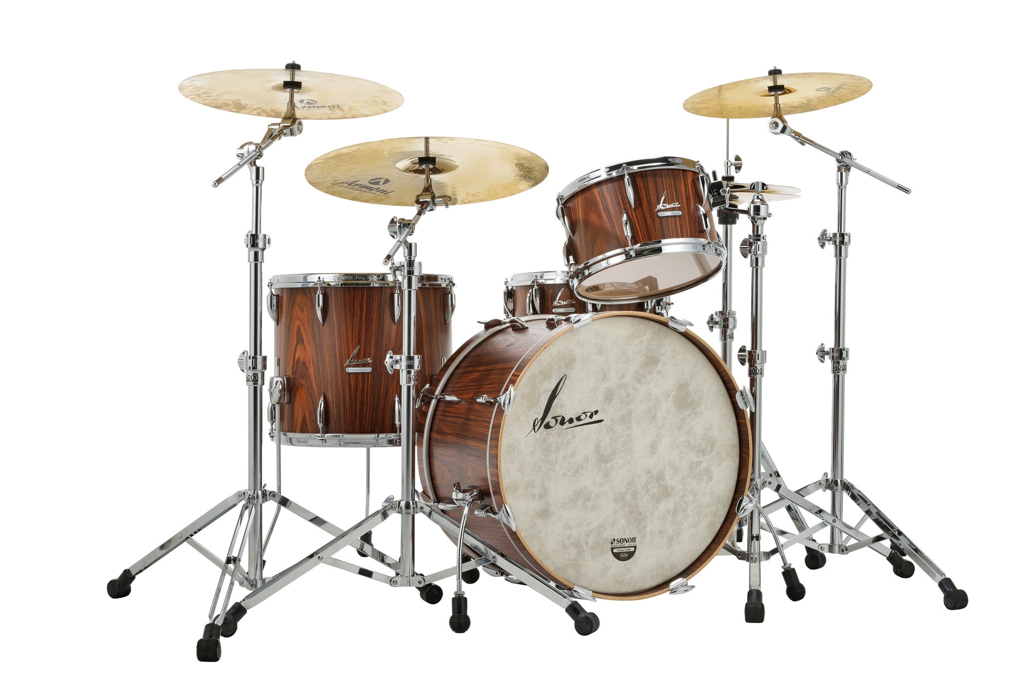 Sonor - Vintage 3 - Piece Drum Kit - Rosewood Semi Gloss - La Boîte Musicale - Acoustic Drum - Sonor - 