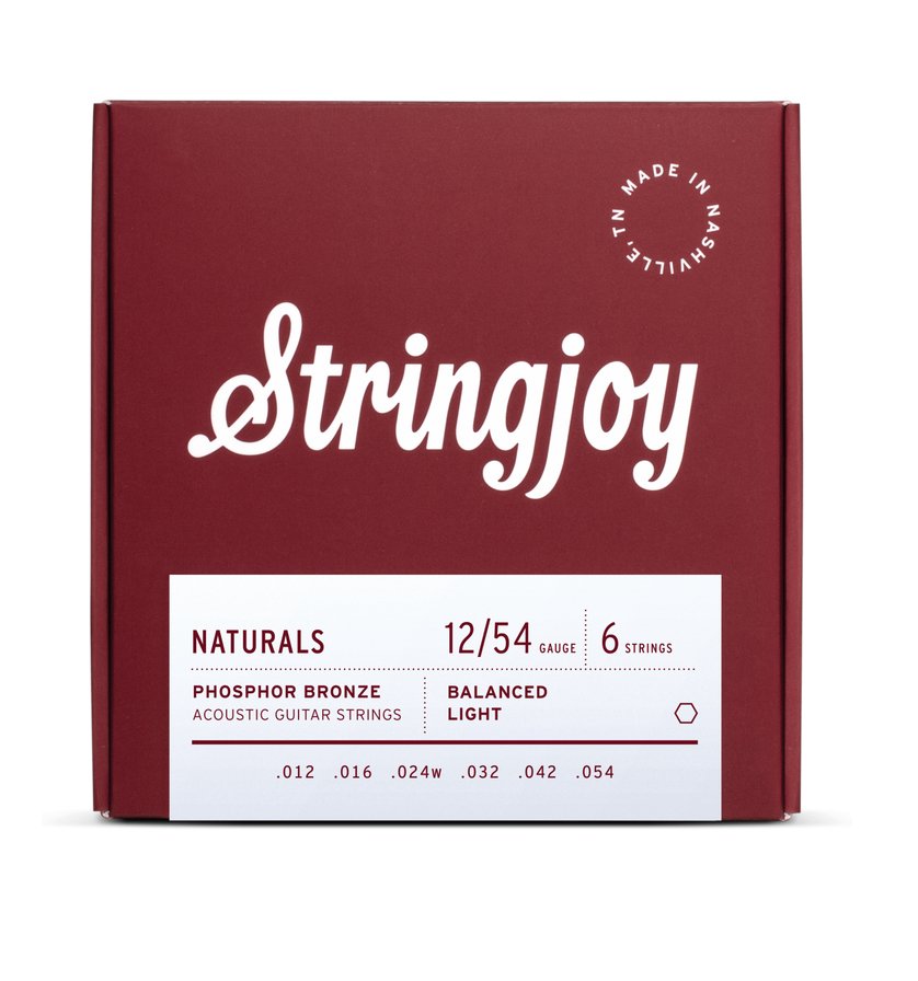 Stringjoy naturals acoustic 12 - 54 PB - La Boîte Musicale - Electric Guitar Strings - Stringjoy - 