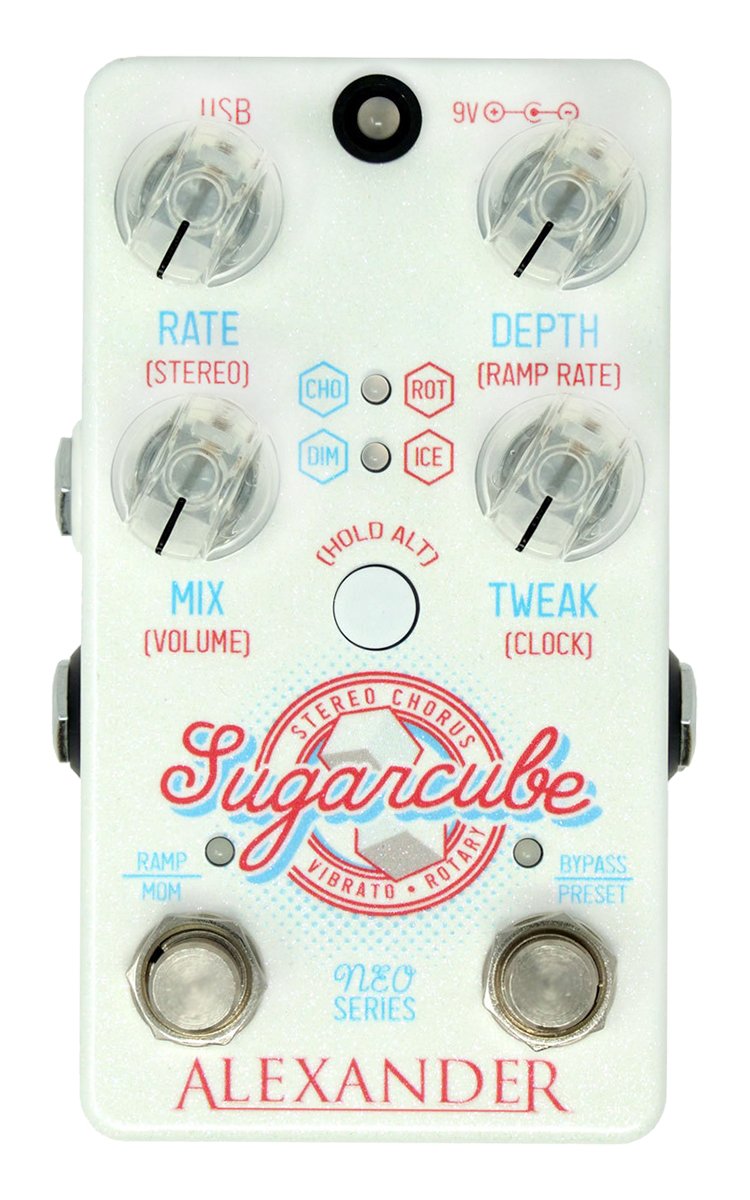 Alexander Pedals SugarCube Stereo Chorus/Vibrato/Rotary Pedal