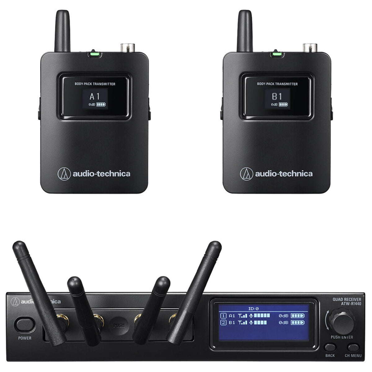 Audio-Technica ATW-1421 System 20 Dual Body-Pack System