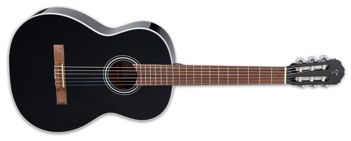 Takamine - Spruce Top Mahogany Neck Acoustic Guitar - Gloss Black - La Boîte Musicale - Classical Guitars - Takamine - 