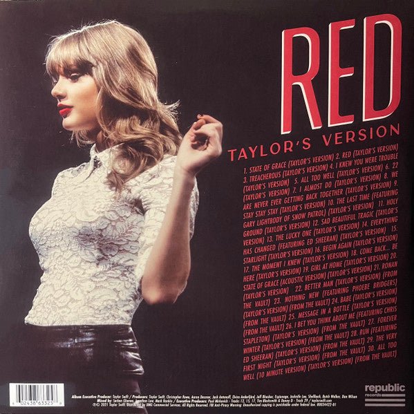 Taylor Swift - RED Taylor's Version 4LP - La Boîte Musicale - Vinyl Records - Vinyl Records - 