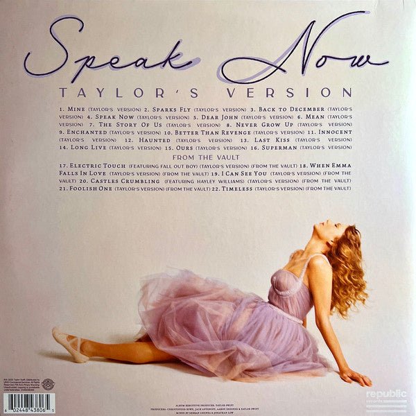 Taylor Swift - Speak Now Taylor's Version - La Boîte Musicale - Vinyl Records - Vinyl Records - 