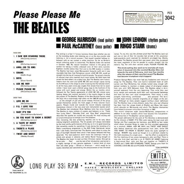 The Beatles - Please Please Me - La Boîte Musicale - Vinyl Records - Vinyl Records - 