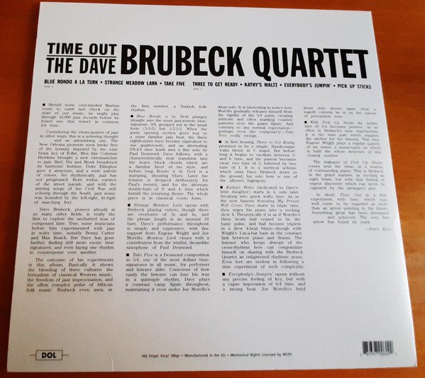 The Dave Brubeck Quartet - Time Out - La Boîte Musicale - Vinyl Records - Vinyl Records - 