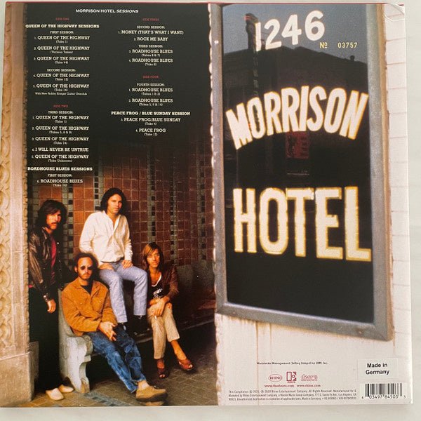 The Doors – Morrison Hotel Sessions 2xLP - La Boîte Musicale - Vinyl Records - Vinyl Records - 