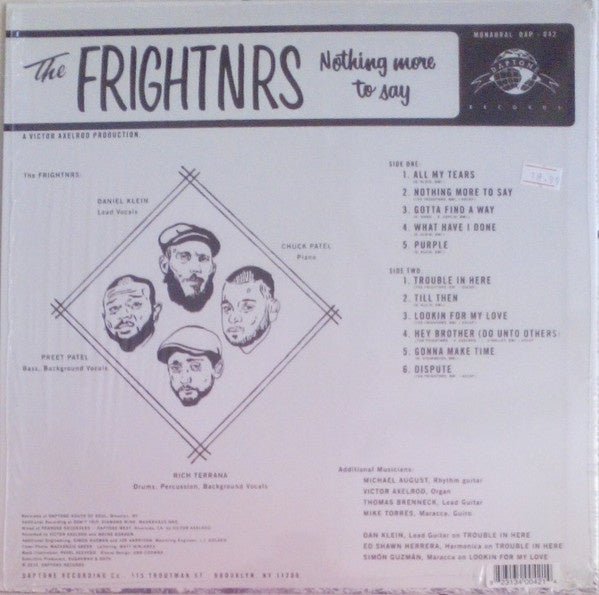 The Frightnrs - Nothing More To Say - La Boîte Musicale - Vinyl Records - Vinyl Records - 