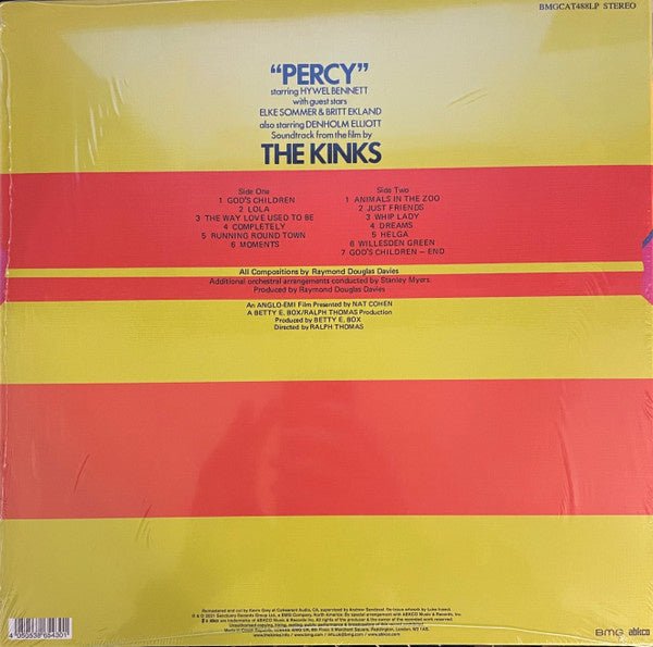 The Kinks - Percy - 50th Ann. LP - La Boîte Musicale - Vinyl Records - Vinyl Records - 