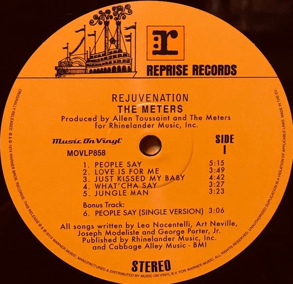 The Meters - Rejuvenation LP - La Boîte Musicale - Vinyl Records - Vinyl Records - 