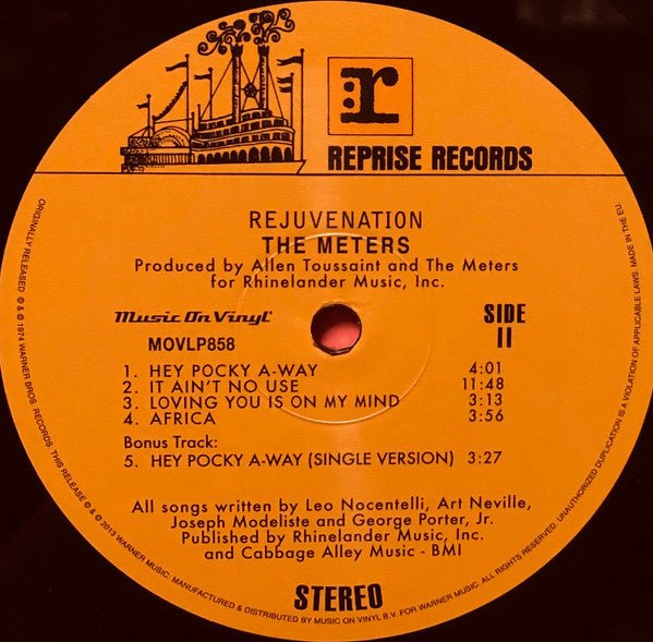 The Meters - Rejuvenation LP - La Boîte Musicale - Vinyl Records - Vinyl Records - 