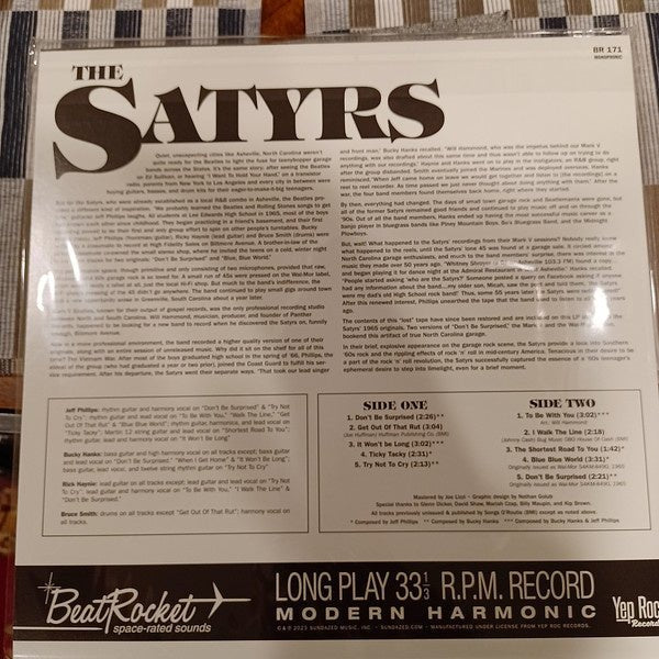 The Satyrs - Don't Be Suprised - Yellow Vinyl - La Boîte Musicale - Vinyl Records - Vinyl Records - 