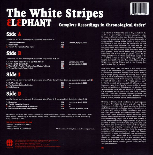 The White Stripes - Elephant - La Boîte Musicale - Vinyl Records - Vinyl Records - 