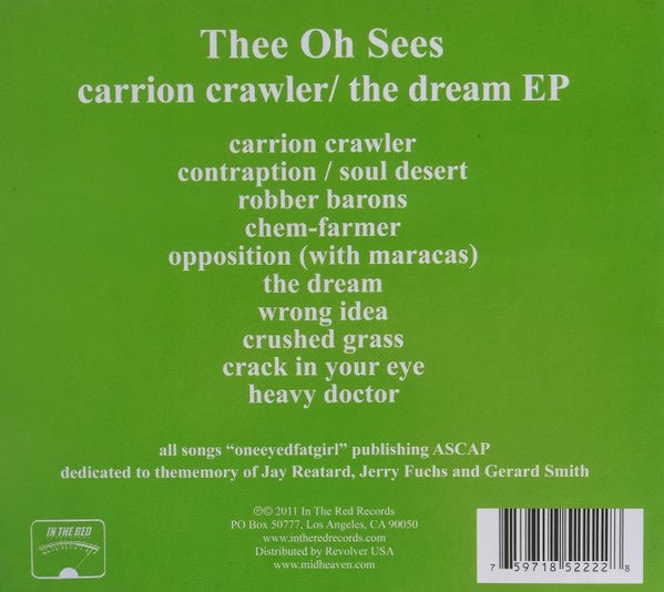 Thee Oh Sees - Carrion Crawler/The Dream EP - La Boîte Musicale - Vinyl Records - Vinyl Records - 