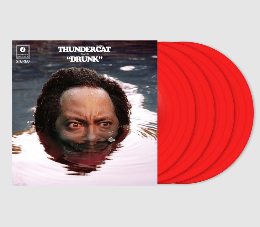 Thundercat Presents Drunk 4 LP 10 Red Vinyl Box Set - La Boîte Musicale - Vinyl Records - Vinyl Records - 