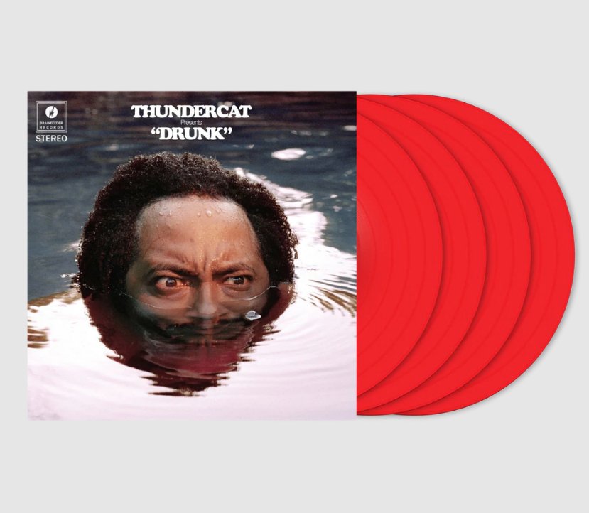 Thundercat Presents Drunk 4 LP 10in. Red Vinyl Box Set - La Boîte Musicale - La Boîte Musicale - 