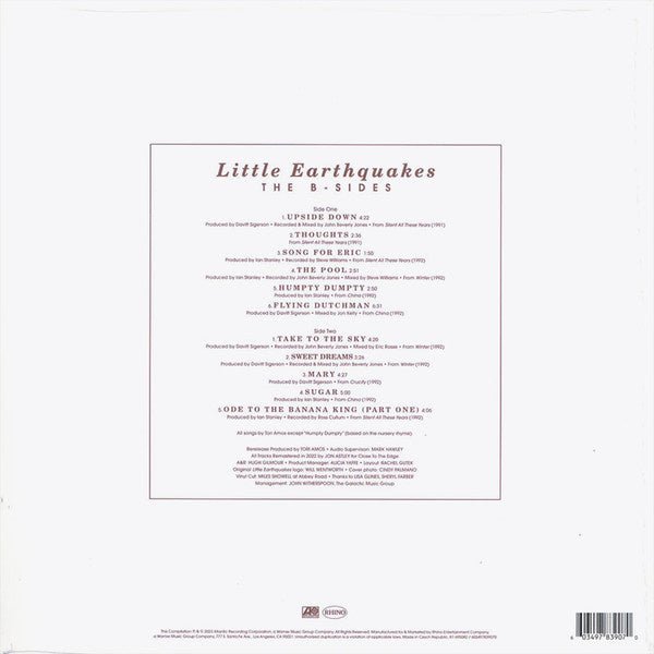 Tori Amos - Little Earthquakes (The B - Sides) - La Boîte Musicale - Vinyl Records - Vinyl Records - 