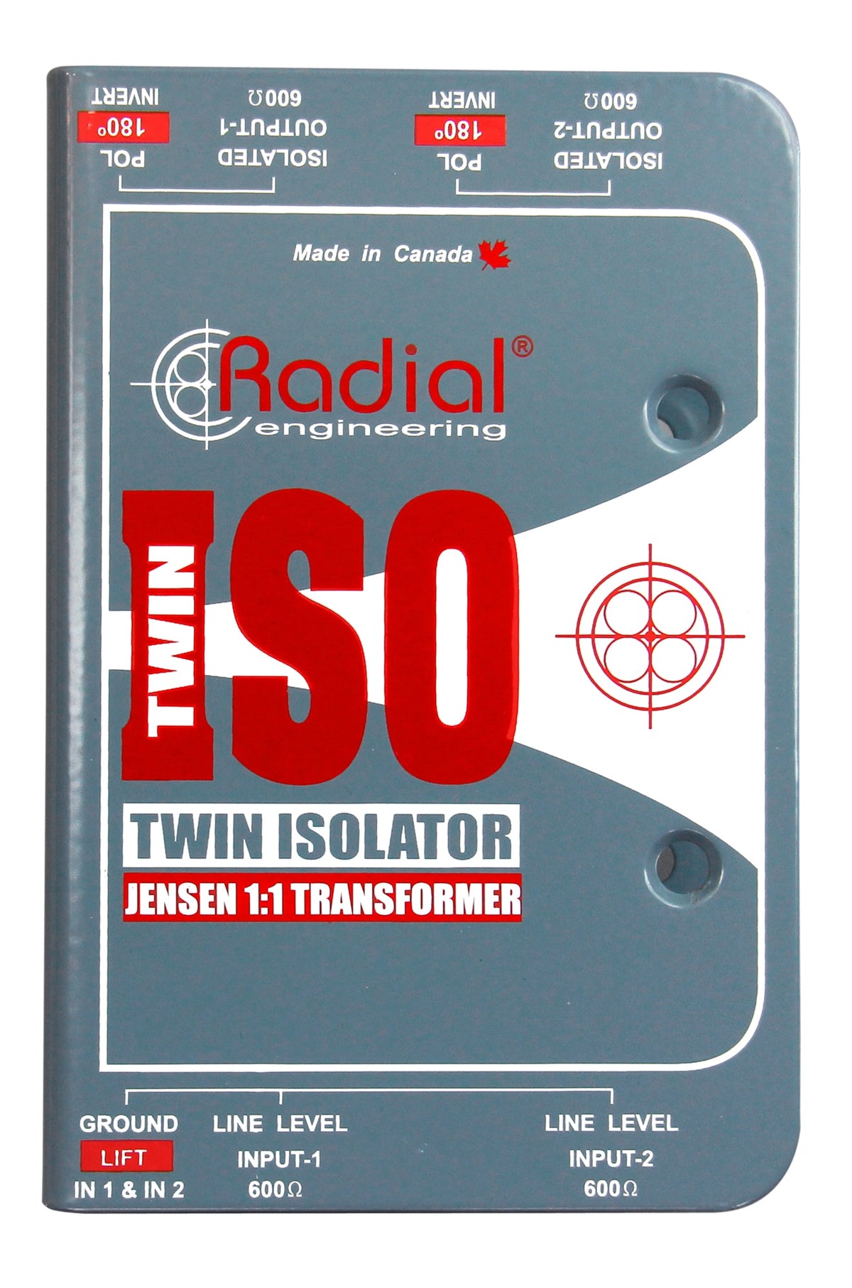 Radial Twin-Iso - Line Level Isolator - product view 1