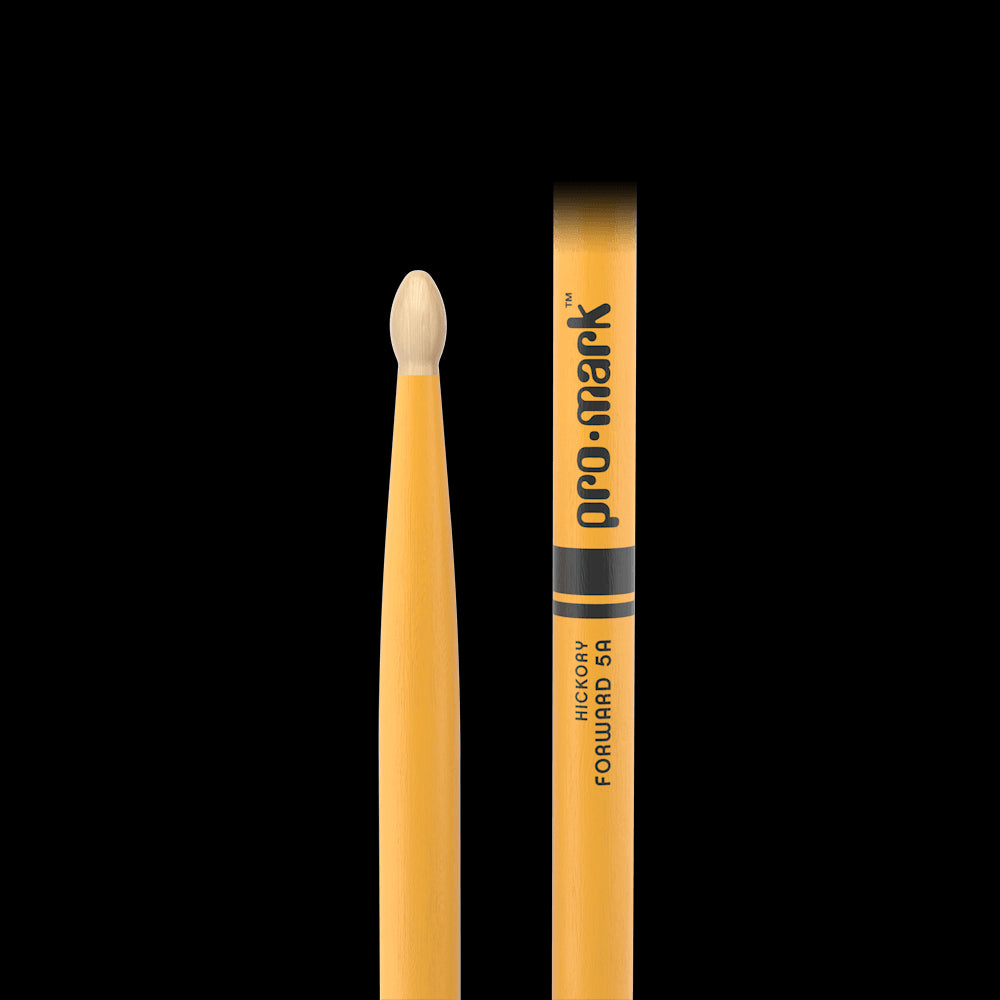 Promark - Forward 5A Yellow Hickory Oval Tip Drumsticks