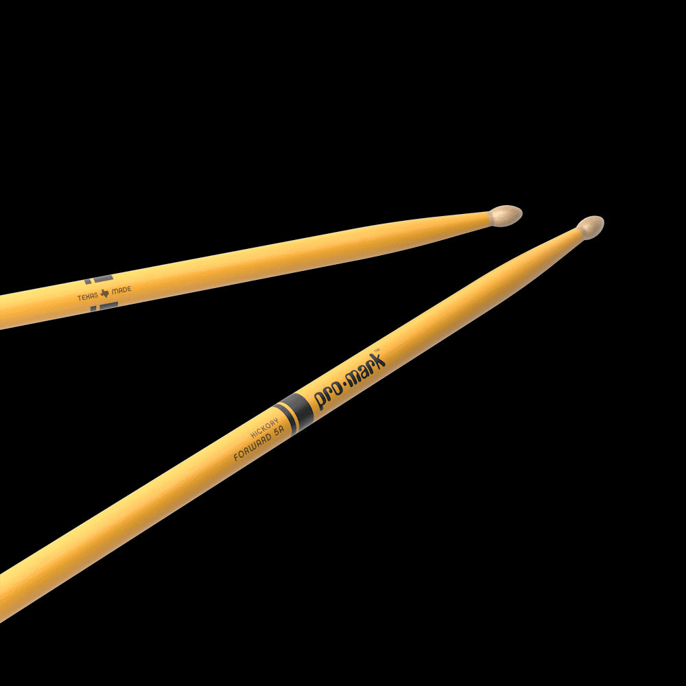 Promark - Forward 5A Yellow Hickory Oval Tip Drumsticks