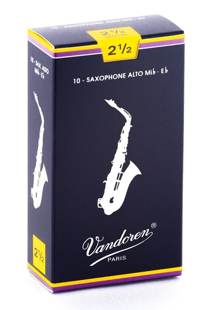 Vandoren - Alto Sax Traditional Reeds Strength 2.5 - La Boîte Musicale - Vandoren - 