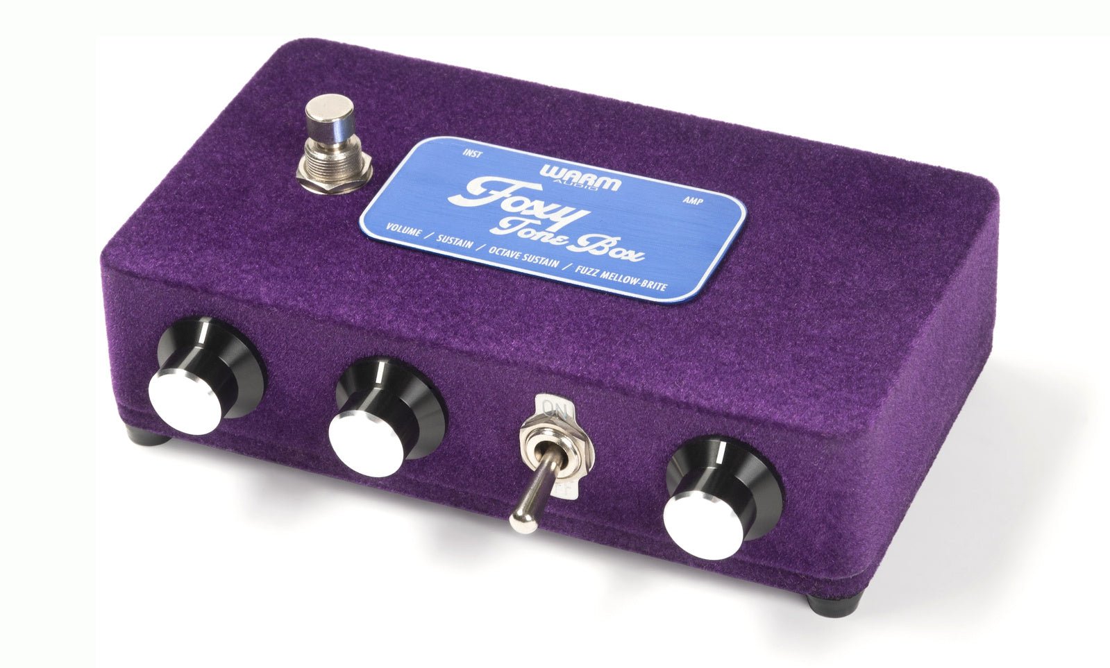 Warm Audio - Foxy Tone Box Pedal For Fuzz Distortion + 9V Adapter - Limited Edition Purple - La Boîte Musicale - Fuzz - Warm Audio - 