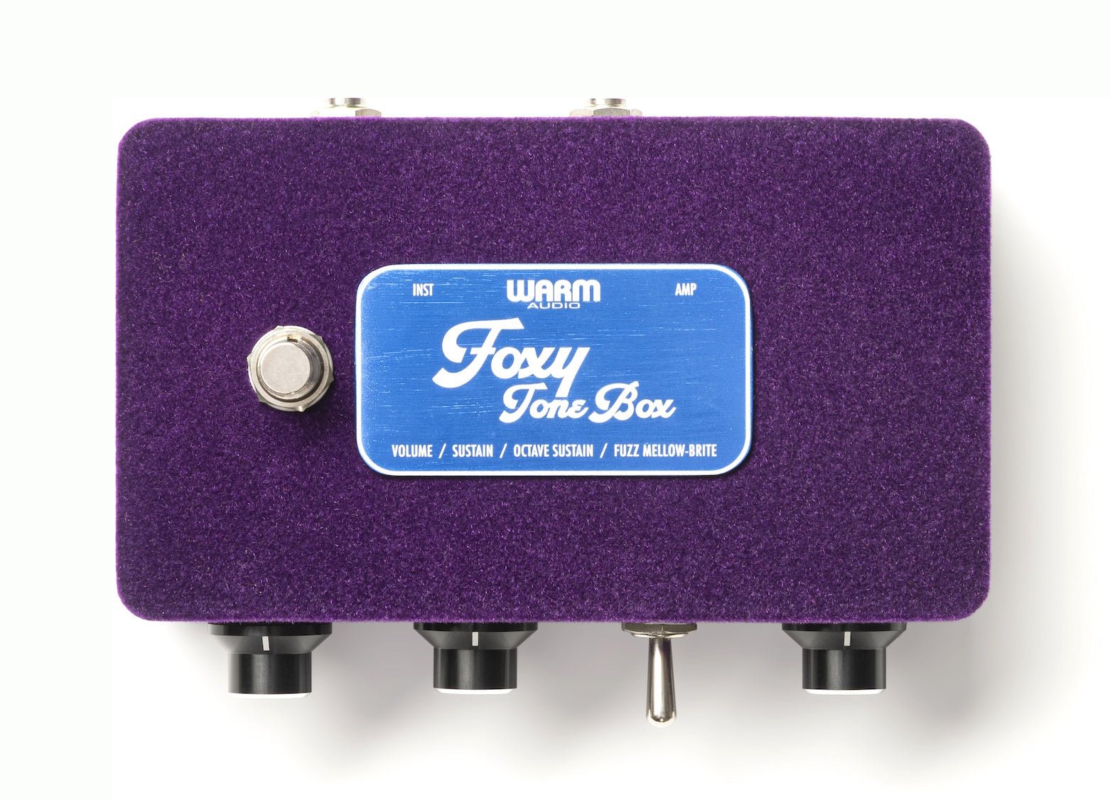 Warm Audio - Foxy Tone Box Pedal For Fuzz Distortion + 9V Adapter - Limited Edition Purple - La Boîte Musicale - Fuzz - Warm Audio - 