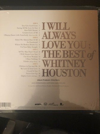 Whitney Houston - I Will Always Love You: The Best Of... - La Boîte Musicale - Vinyl Records - Vinyl Records - 